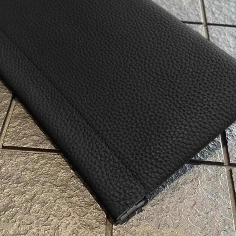

1/5pcs Self-Closing Artificial Leather Long Wallet Passport Driver's License ID Holder Headphone Data Cable Storage Cash Pouch