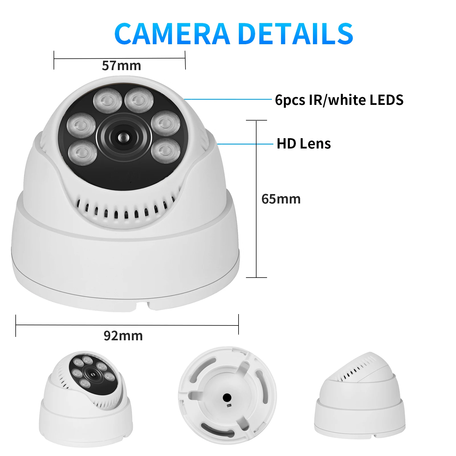 كاميرا مراقبة CCTV بزاوية واسعة ، رؤية ليلية ملونة للمنزل ، 8MP ، IP ، صوت ، داخلي ، POE ، H.265 ، 4K ، 5MP ، 4MP ، 2.8 مللي متر