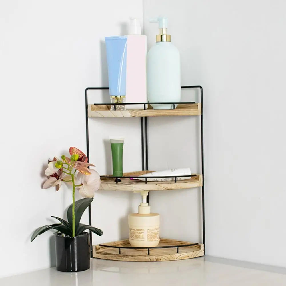 Bathroom Countertop Organizer 2-tier Bathroom Counter Organizer Strong Load-bearing Corner Shelf for Easy Assembly Ample Storage