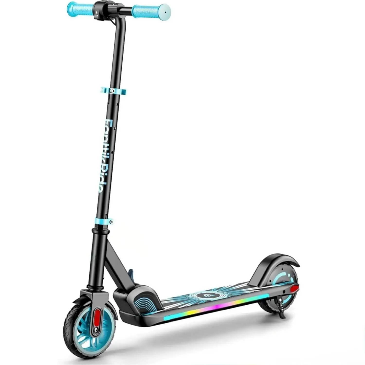 C9 Apex Kids Electric Scooter, Bluetooth Music Speaker, Colorful Light for Kids 8-12, 3.9-5.2 ft, 132 lbs, 5 Miles, Customized
