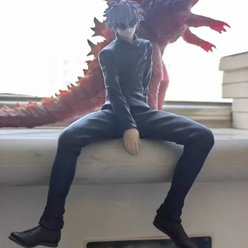 

Anime Satoru Gojo Geto Suguru Sitting Posture Action Figure GK Jujutsu Kaisen Figures 14cm PVC Model Collection Toys Cool Gifts