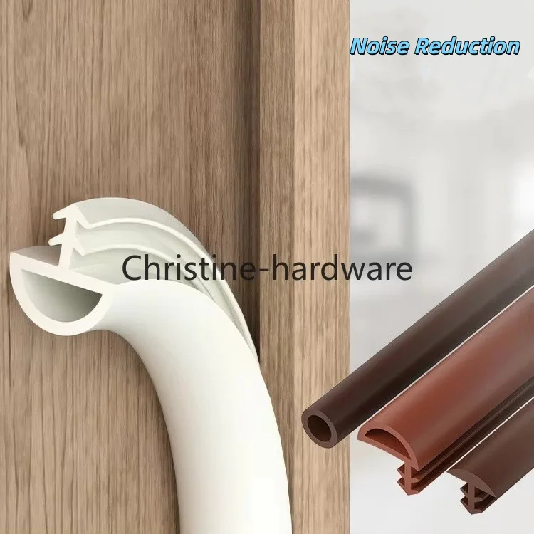 5M Wooden Door Seal Strip Insert Slot Crash Bar Article Window Gasket Sealing Soundproof  Pad Windproof Card Slot Noise Insulati