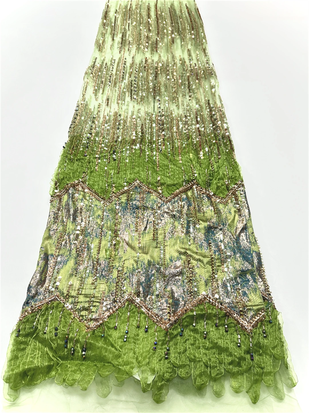 튤 레이스 원단 고급 나이지리아 최신 아프리카 프랑스 2025 핫 세일 비즈 스팽글 포함 신부 웨딩 파티 드레스 재봉용