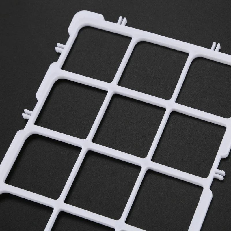 Hot TTKK 3X kunststof reageerbuisrek voor 30 mm buis, 21 putjes, wit, afneembaar (21 gaten)