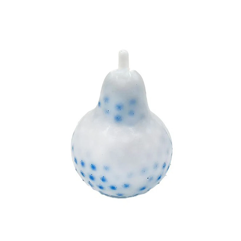 Bonito pêra mole espremer espinhas alívio do estresse fidget diversão silicone pitada frutas compulsão ventilação para adulto anansiedade brinquedo fidget