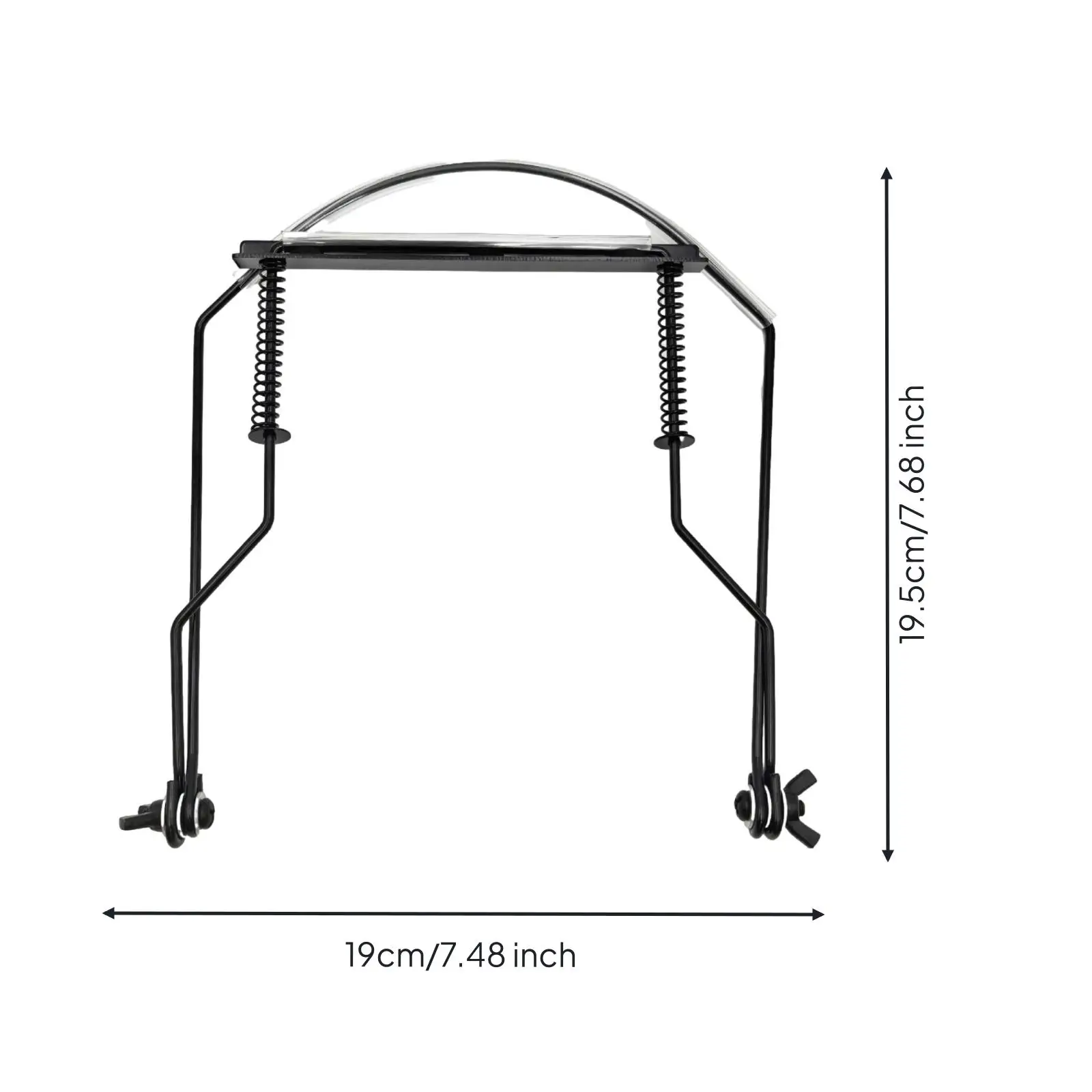Adjustable Neck Worn Harmonica Holder Iron Clamp Support Rack for Guitarist Harp Player Live Music Gig