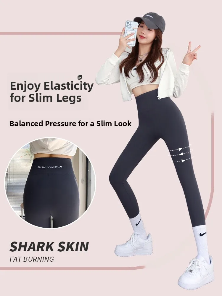 Calor calças de yoga femininas thiened outono inverno cintura alta leggings longas arca pele design barriga controle bunda levantamento