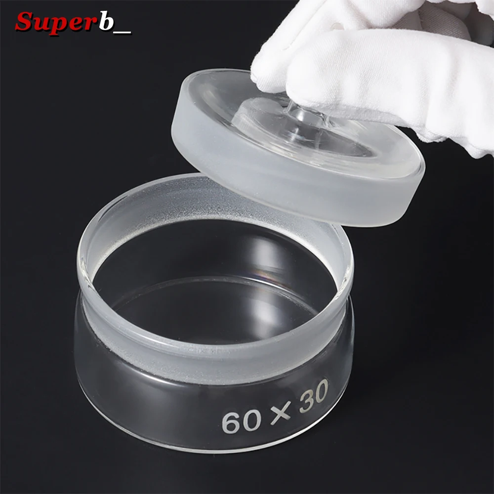 60X30mm Watch Repair Oil Storage Tank Clean Glass Cup Transparent Bottle Alcohol Cup Watchmakers Tool Component Accessories