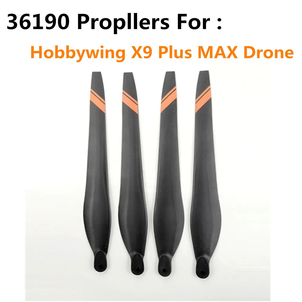 Hobbywing X9 Plus MAX Drone Blades Accessory CW CCW 36190 Propeller Maple Leaf  For Hobbwing X9 Drone