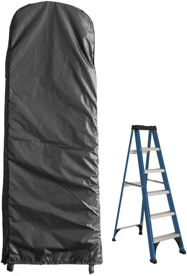 Folding Ladder Cover Outdoor Waterproof Protection Ladder with Drawstring Ladder UV Resistant Courtyard Garden Household Ladder