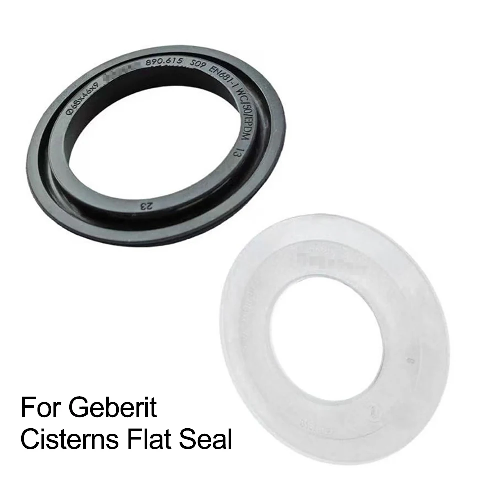 2Pcs Gasket Seal Ring Leak Prevention Water Valve Rubber Gasket For Geberit 240.282.00.1 890.615 Cisterns Flat Seal Flush Valve