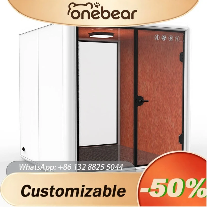 Any Size Custom Soundproof Movable Recording Studio Silent Warehouse Custom Storage Home Drum Live Streaming Office Booth