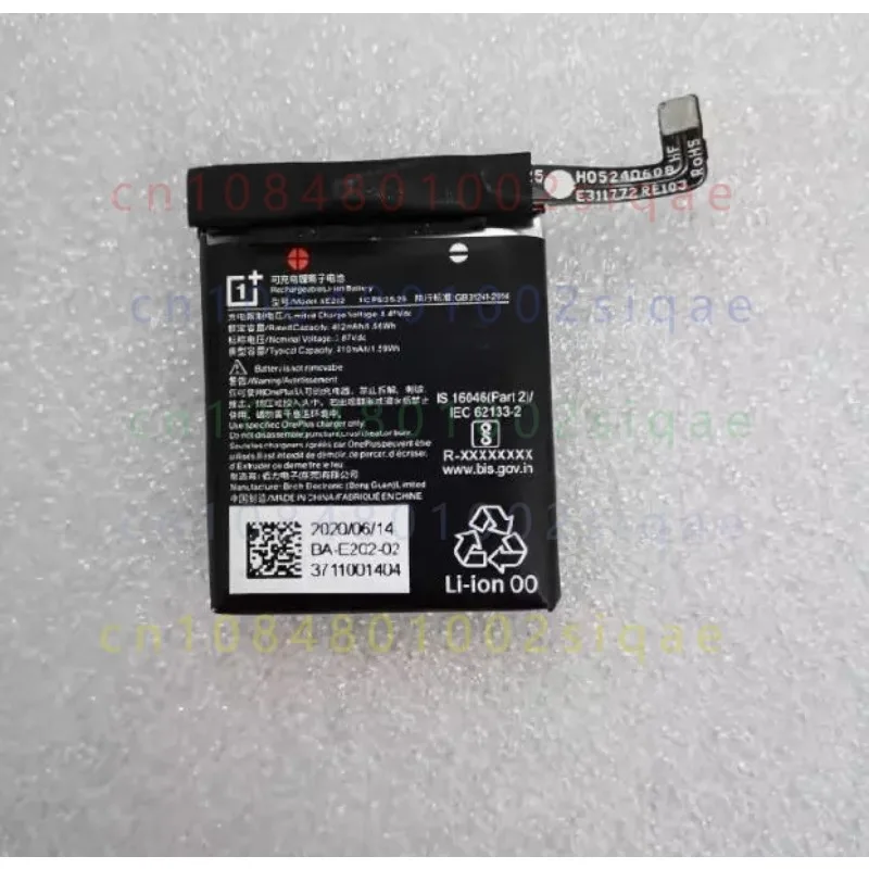 1pcs FOR OnePlus XE202 New Watch Replacement Battery Durable Stable Power Supply Watch Repair Spare Part