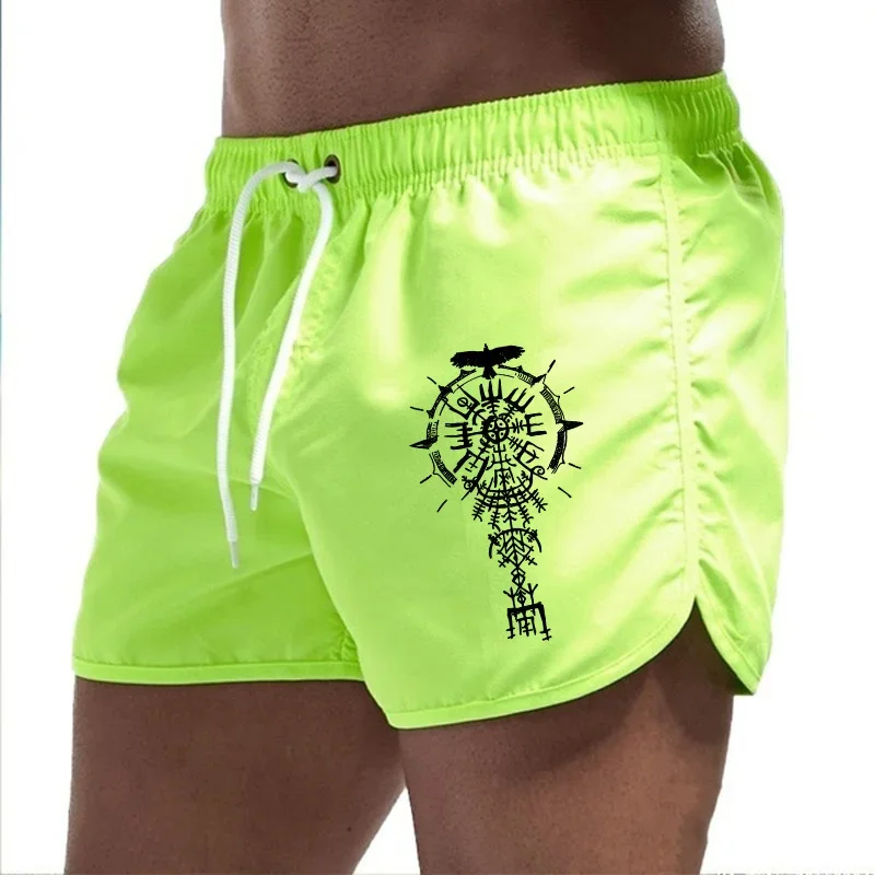 Short de sport d'été pour hommes, pantalon court de plage à séchage rapide pour la natation, la course à pied, l'entraînement physique, 2025