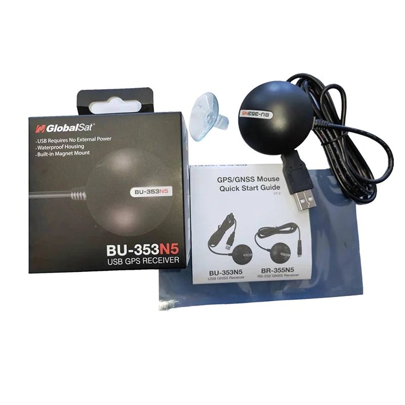 Waterproof BU-353N5 replace BU-353S4/BU353S4 GlobalSat GPS Receiver Cable GPS with USB interferface MediaTek AG3335MN