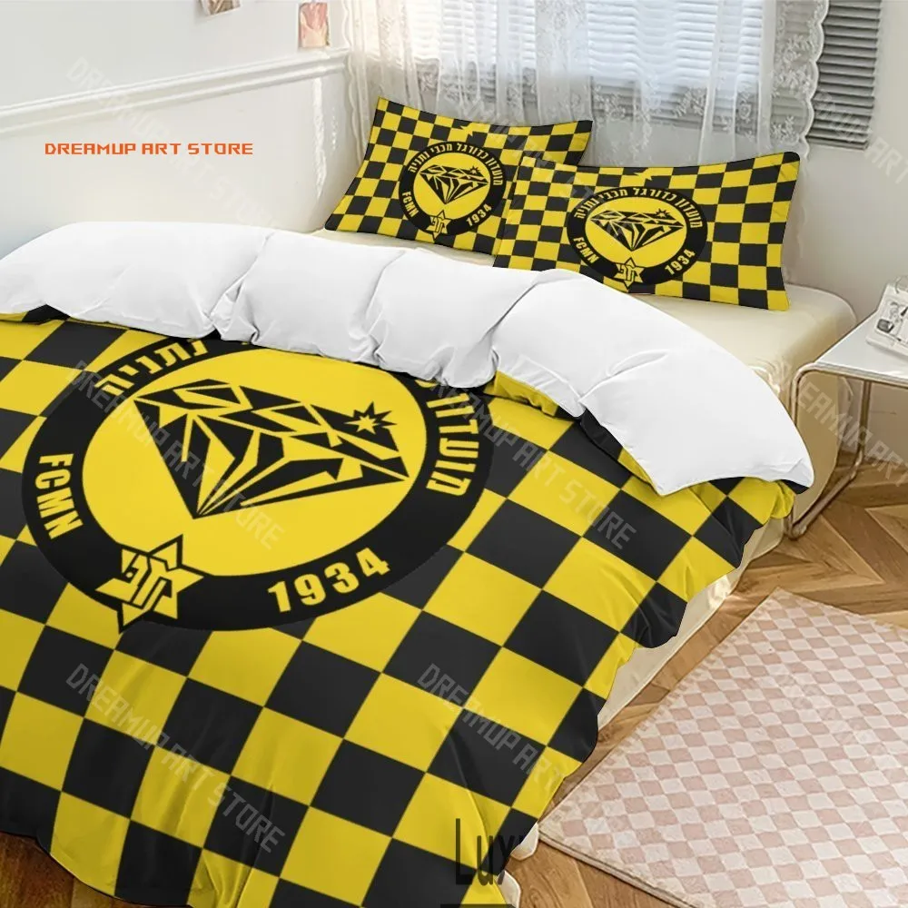 2026 3D Print Maccabi Netanya Bedding Set Twin Queen King Full Size Duvet Cover Pillowcase Bed Boys Girls Adult Home Textiles
