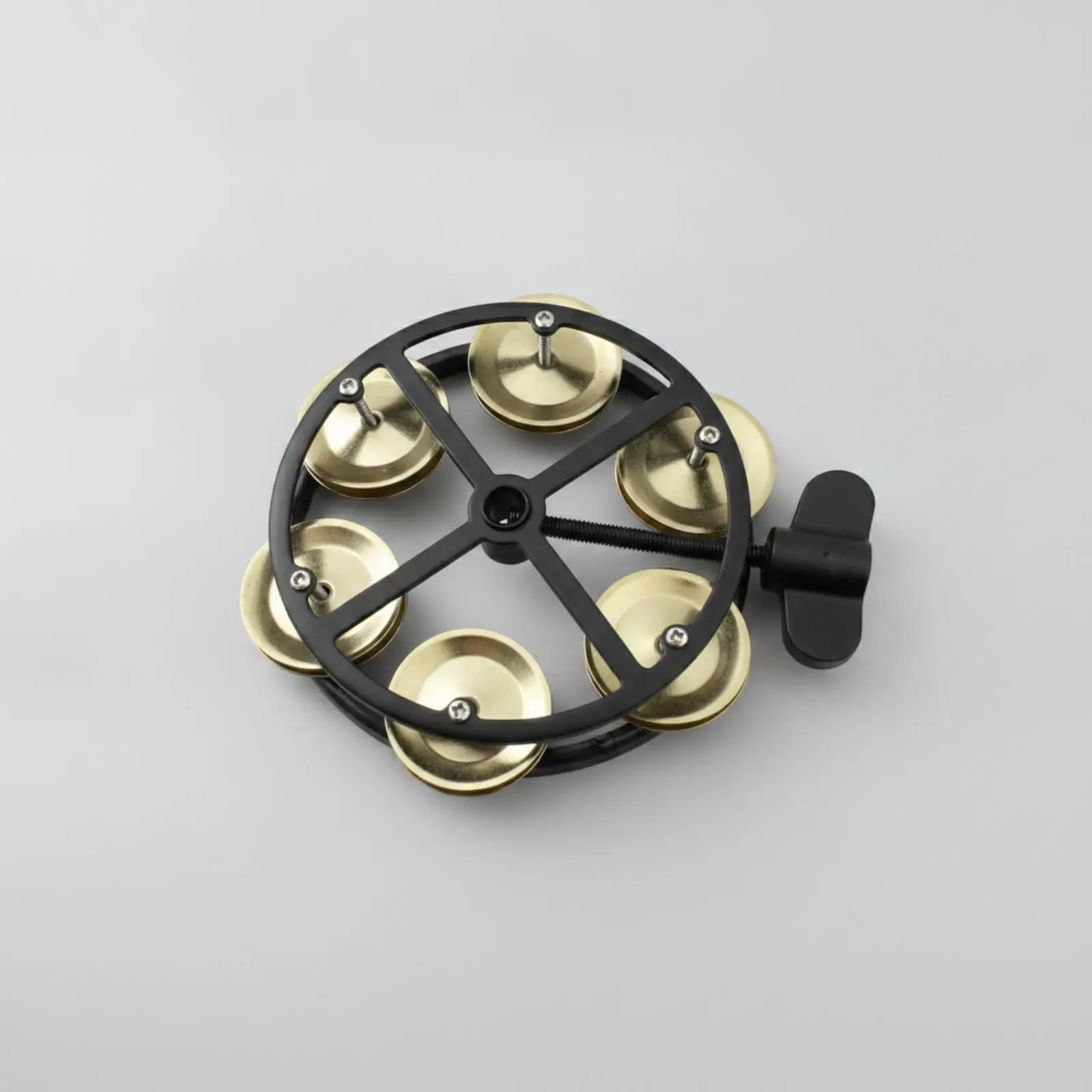 Mounted Percussion Mountable Chime Shiny Cymbal Bell with Mounting Clamp