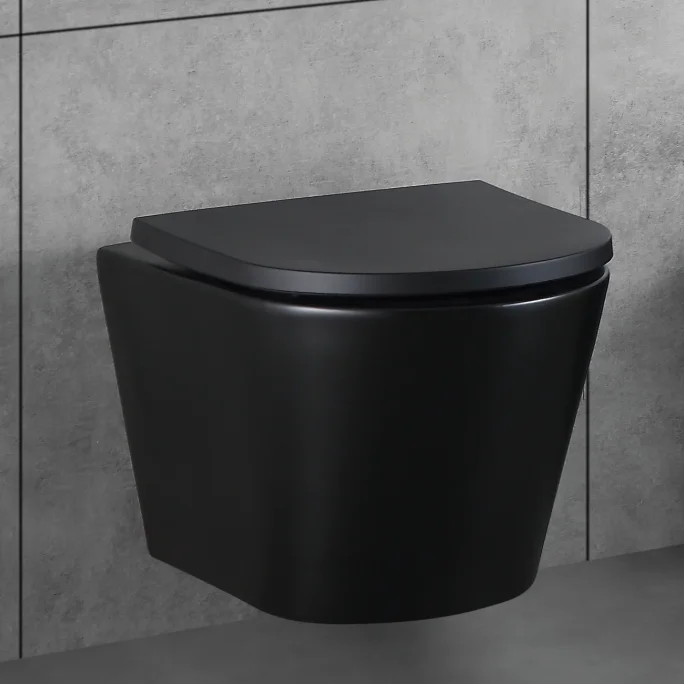 

Modern Gravity Flushing Europe Style Packing Modern Pattern Ceramic Wall Hung One Piece Toilet