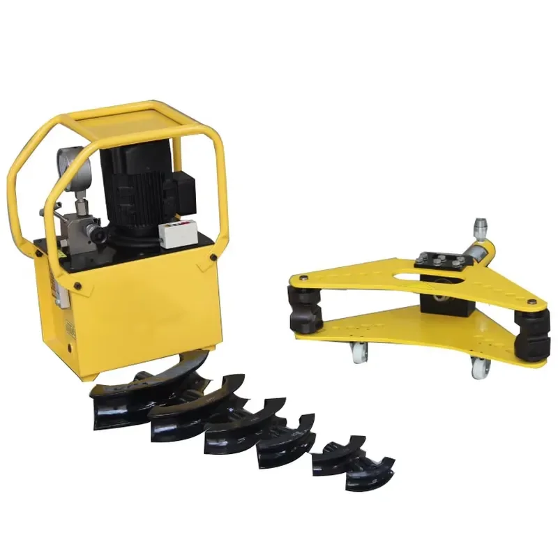 4 Automatic Electric Power Hydraulic Pipe Bender Machine 1/2 Inch 4 Inches Alloy Core Pump End Forming Energy Saving