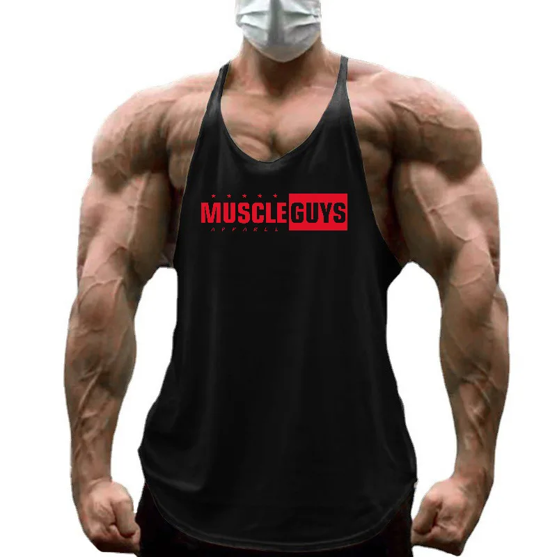 Men's Sweat Quick Dry Running Vests Racerback Sleeveless Gym Tank Top Breathable Workout Shirt For Fitness Training Summer