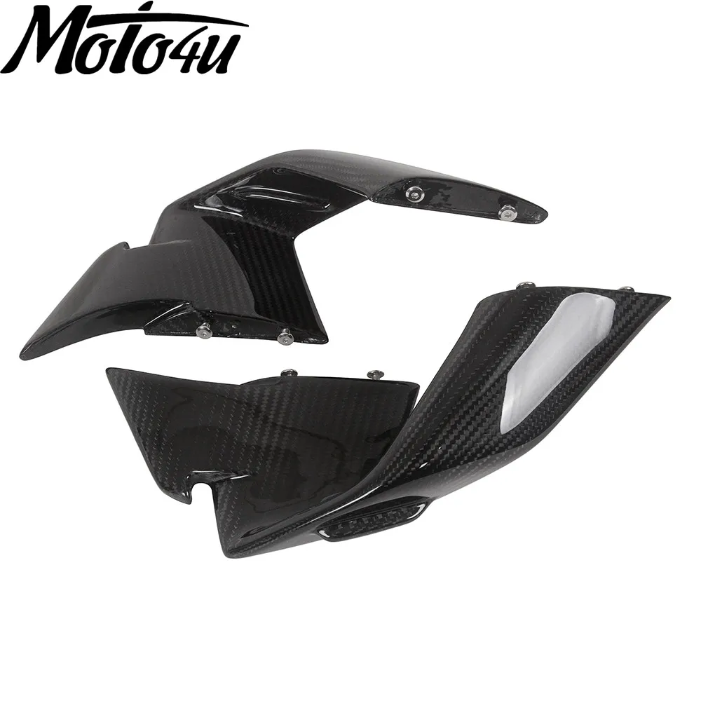 For BMW S1000RR M1000RR 2023 2024 Double-sided Carbon Fiber Front Side Aerodynamic Winglets Fairing Motorcycle Modification Air