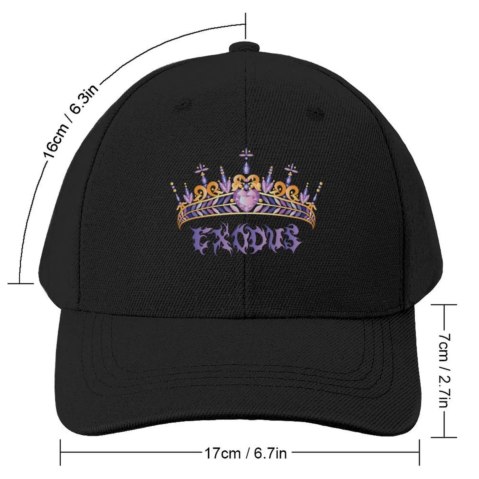 Exodus Crown Baseball Cap Luxury Man Hat dad hat Men Luxury Brand Women's