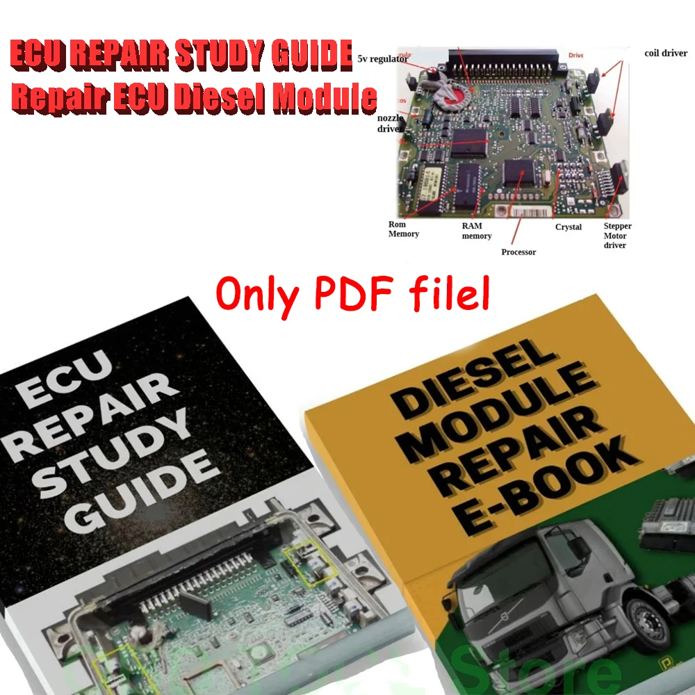 ECU Repair Module TEST Progranmming ECU Teaching PDF for Ford EDC for Volv-o for Mercedes-Benz Car Repair