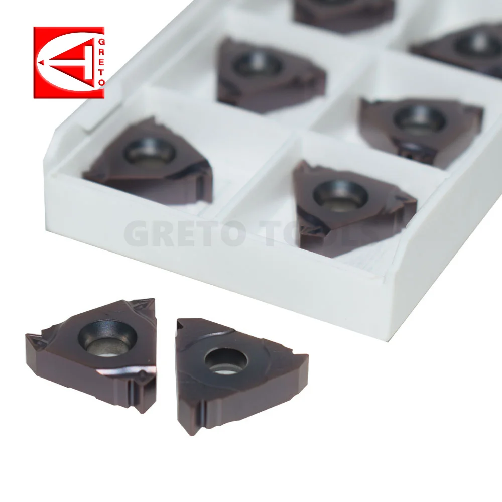 GRETO T16ER-2.0ISOS-Z GT4205 Carbide Tips Cnc Inserts Turning Tool  T16 ER-2.0 ISOS-Z