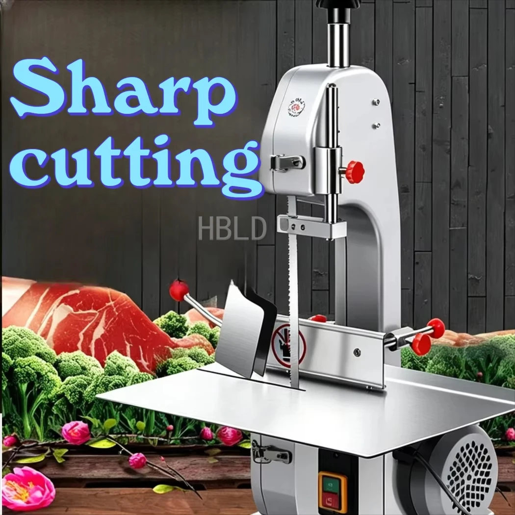 Butchery Meat Saw Machine Electric Bone Cutter for Commercial Kitchen Frozen Beef Rib Cutting Equipment