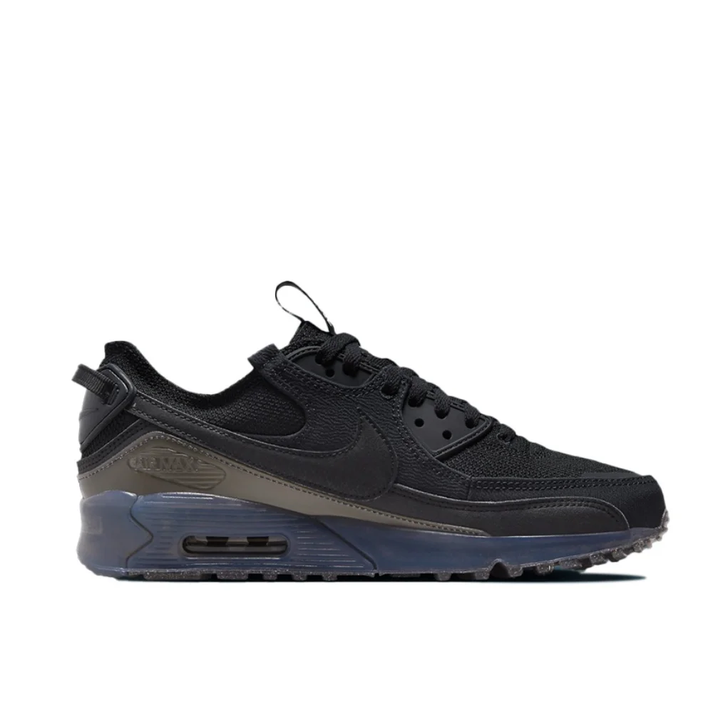 Nike New Air Max 90 Terrascape Low heren- en damessneakers Ademende en comfortabele vrijetijdsschoenen Lichtgewicht effen zwart