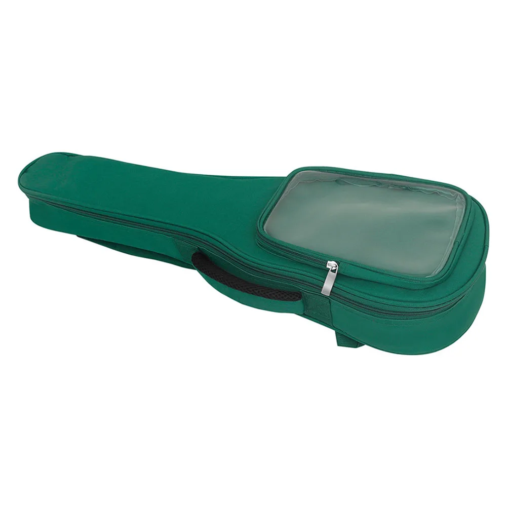 حقيبة القيثارة من قماش أكسفورد للحماية من جميع أنحاء مع حقيبة ظهر شفافة للجيب الصغير مقاس 23 بوصة