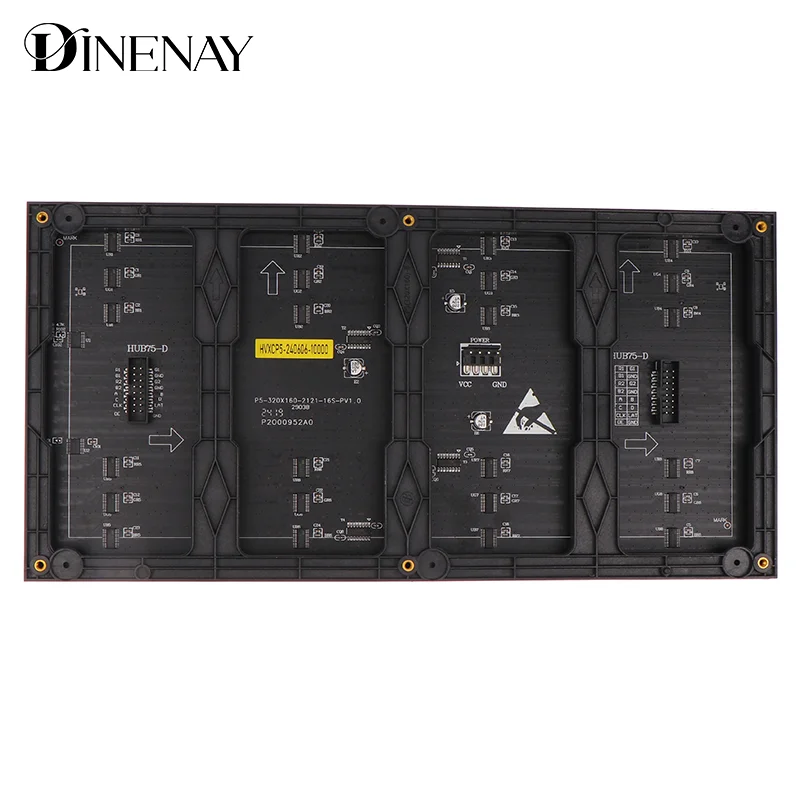 P5 SMD Layar Tampilan LED Penuh Warna Modul RGB HUB75 LED Tanda Digital Dalam Ruangan LED Dinding Video Papan Unit Layar Besar