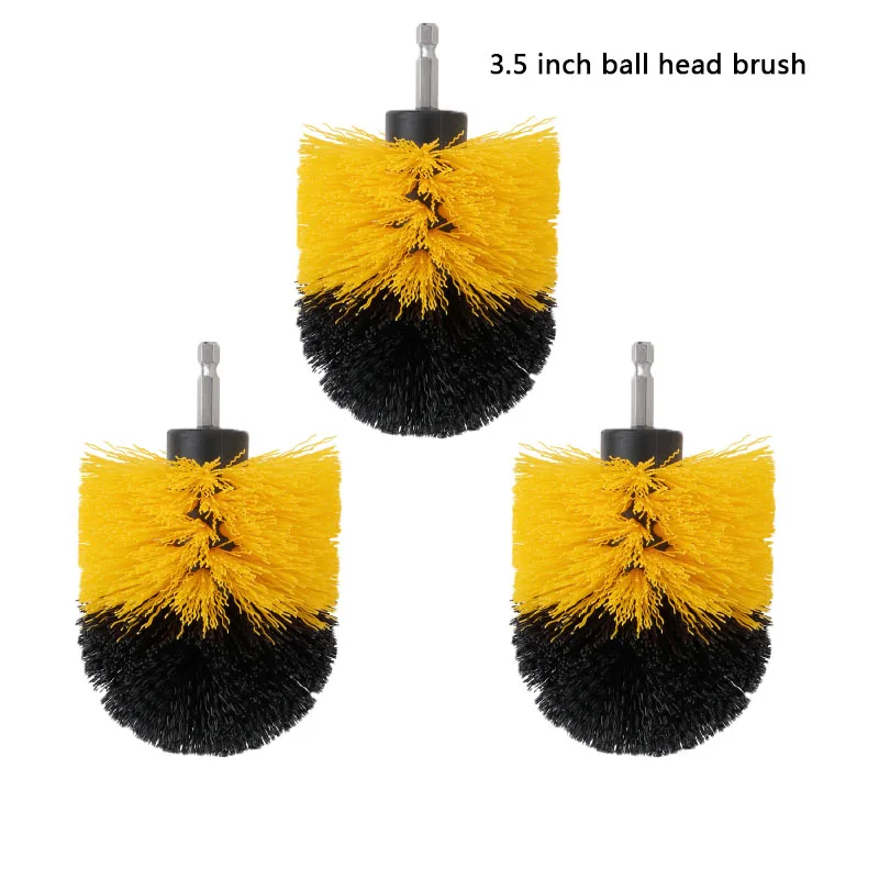 Electric drill polishing brush cleaning brush Electric drill brush head set Wheel hub cleaning brush head Household cleaning bru