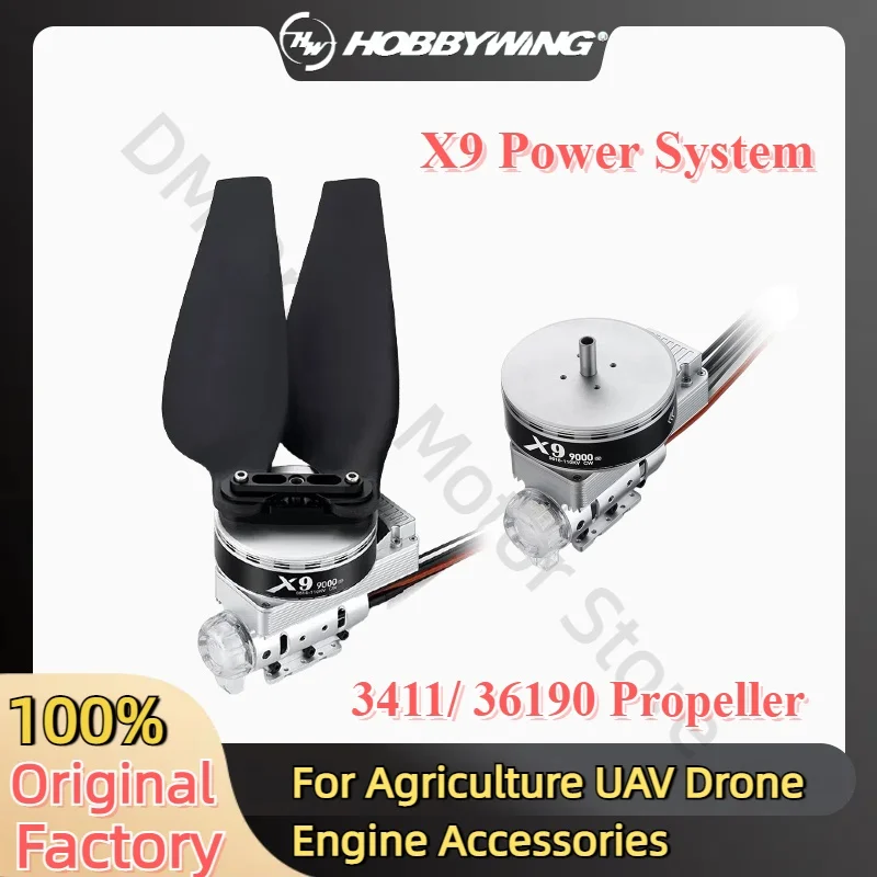 Hobbywing X9 Power System Original  3411/36190 CW CCW Propeller Foldable 9616 110KV 12-14S Agricultural Motor ESC Drones UAV