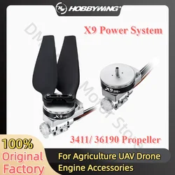 Hobbywing X9 Power System Original 3411/36190 CW CCW Propeller Foldable 9616 110KV 12-14S Agricultural Motor ESC Drones UAV
