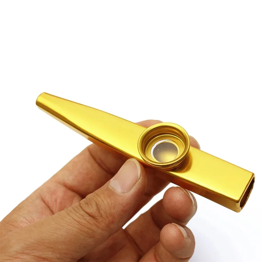 1 Metal Kazoo Musical Instrument Mouthpiece Kazoo Perfect For Musical Instruments Guitars Minimalist Design Lightweight Kazoo
