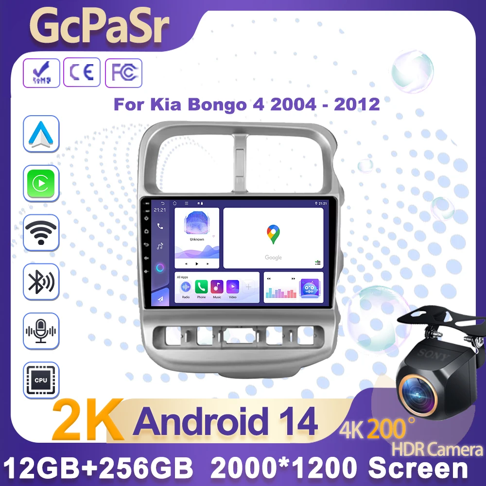 

Головное устройство Android 15 автомобильное радио для Kia Bongo 4 2004-2012 Автомобильный плеер GPS Стерео Экран Навигация Авто Радио Экран No 2 Din