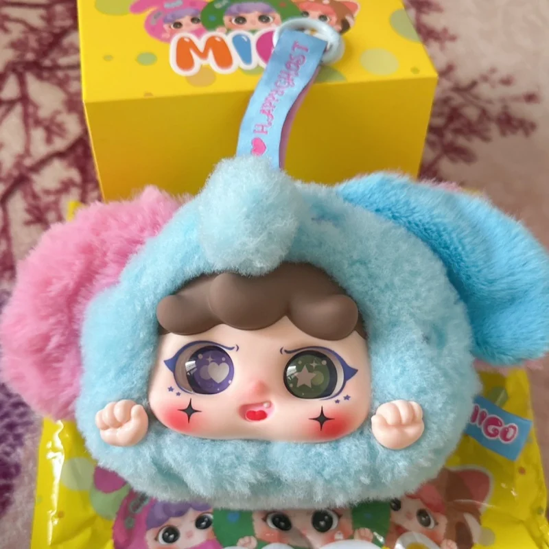 Mystery Box Migo Doll Zipper Bag Pendant Baby Three Traveling Together Series Blind Box Fashion Figure Decoration Xmas Gift Toys