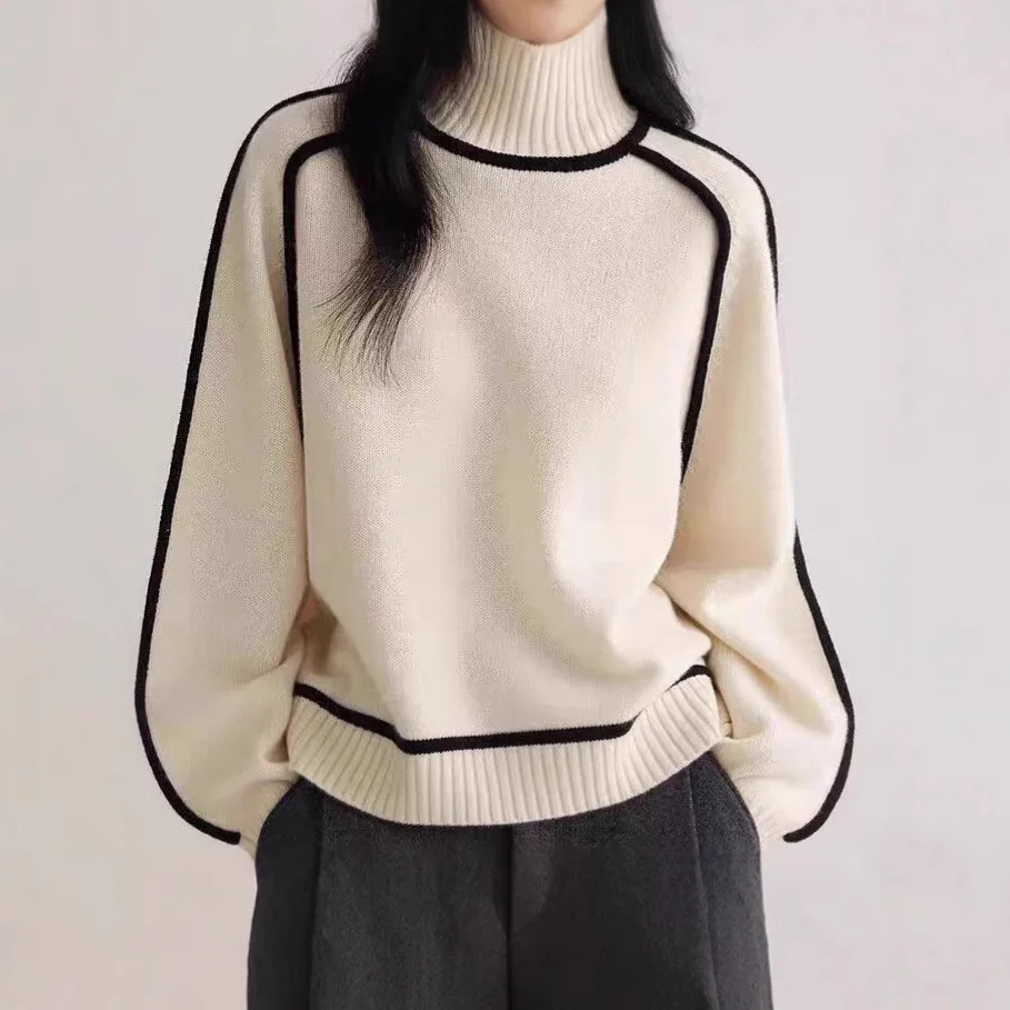 

Women's 2025 Slimming Slouchy Knit Sweater, Cozy Oversized Pullover