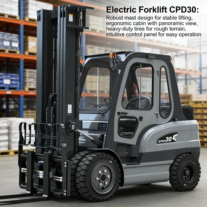 Electric Forklift 2 Ton Side Shifter For Accurate Pallet Loading In Tight Container Spaces To Save Valuable Working Time Weekly