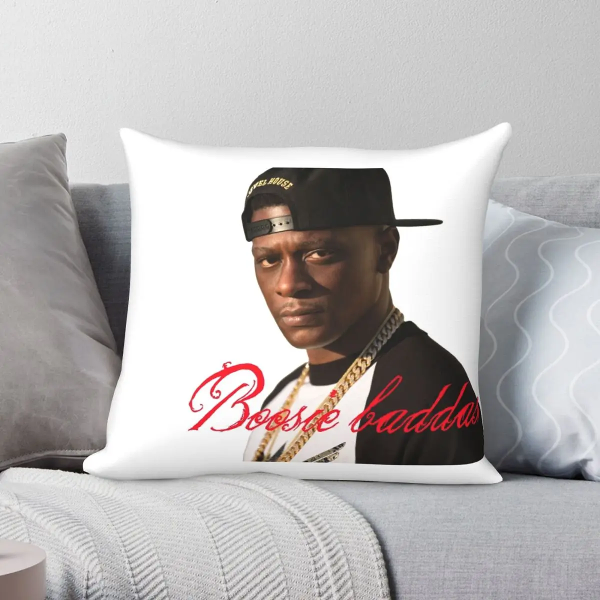 

Boosie Badazz наклейка квадратная наволочка полиэстер Лен бархат Печатный Zip Decor Чехлы на подушки для дома оптом