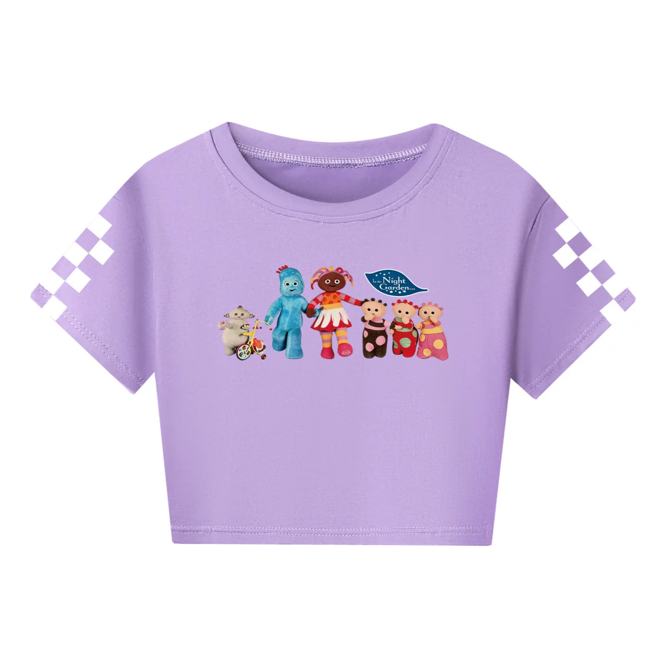 Makka Pakka TShirt Kids In The Night Garden Cartoon T Shirt Girls Short Sleeve Crop Top Boys Crewneck T-Shirt Children Clothing