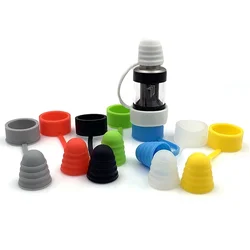 Vmiss 5 teile/los Weiche Silikon Drip Tip Cap Staub Kappe Vape Tank für Zigarette Verdampfer 510 Mundstück RDA RTA Zerstäuber