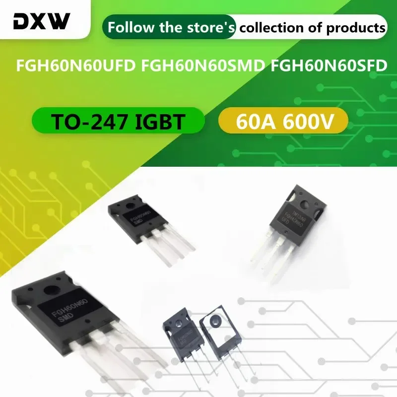 5PCS FGH60N60SFD  FGH60N60SMD  FGH60N60UFD  60N60  60A TO-247