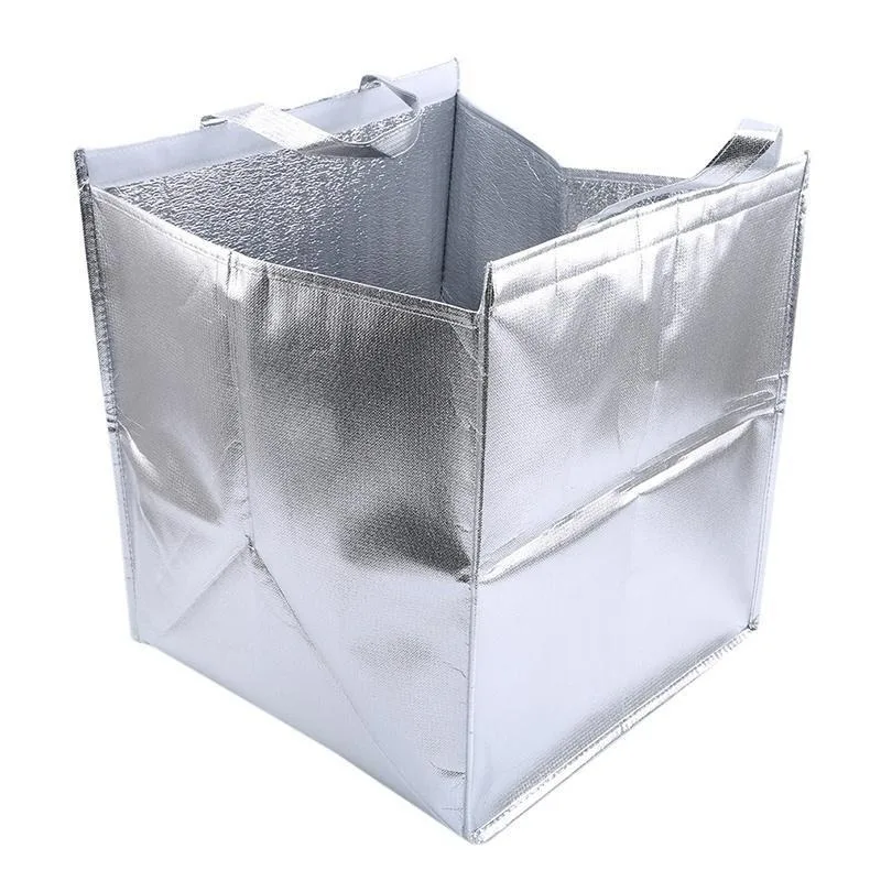 1PC Foldable Multifunction Cake Insulation Bag Waterproof Aluminum Foil Cooler Bag Thermal Box Home kitchen Delivery Bag