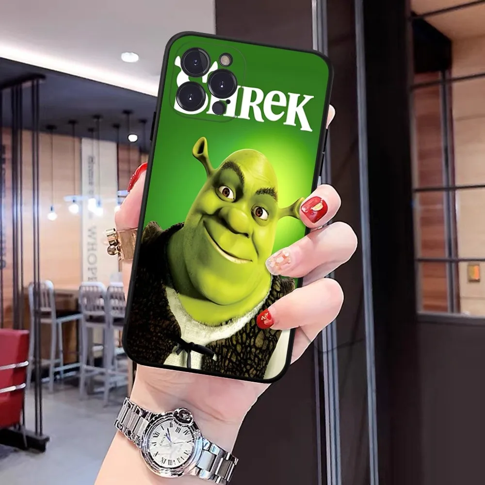 Cartoon Funny Movie S-Shreks Phone Case For IPhone 16 15 14 13 12 Mini 11 Pro XS Max X XR SE 6 7 8 Plus Soft Silicone Cover