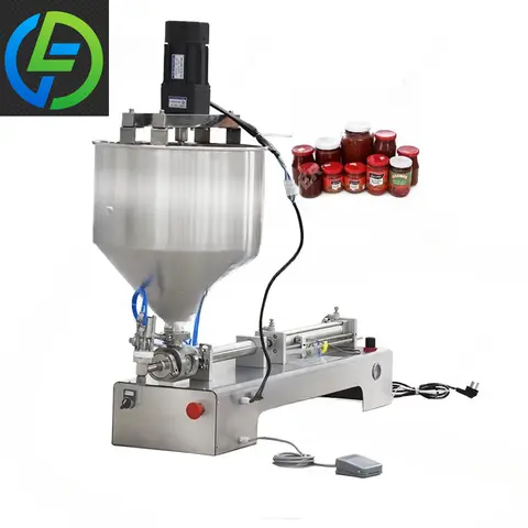 2025 Automatic Tomato Paste Peanut Cocoa Butter Bottle Filling Machine Price for Sale