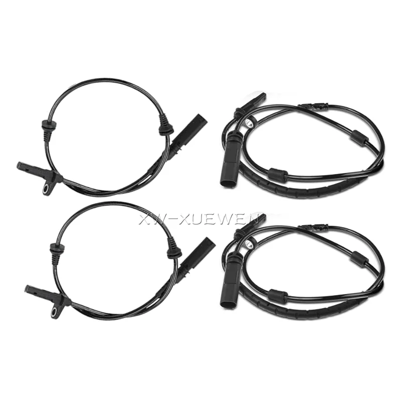 4pcs ABS Wheel Speed Sensor 34526775863 34526775864 For BMW F02 F04 730Li 740Li 750Li 760Li 4.4T N52B30AF N54B30A N63B44A
