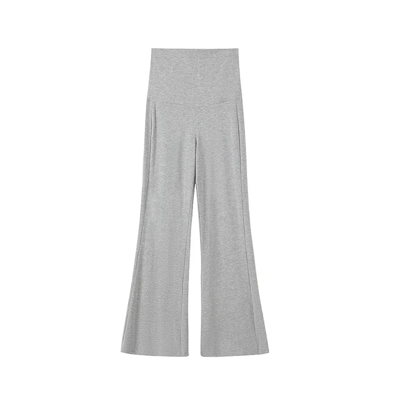 American Style High Waist Bell Bottom Yoga Pants Women's Spring Summer New Style Slimming Flared Sports Sweatpants Casual Pants