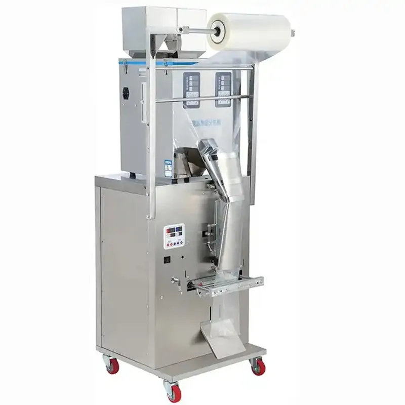 Automatic 2 Heads 10-500G Stainless Steel Powder Weighing Packaging Equipment Granule Filler Packing Machinery